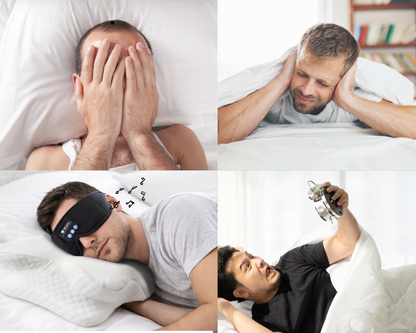 Orthopedic Sleeping Ergonomic neck Pillow Butterfly Shaped  Memory Foam Breathable  Relaxing Cervical Thickened Neck and Shoulder Pain Protection 3D Bluetooth Sleeping  Eye Mask Music Headband Headset Travel mask